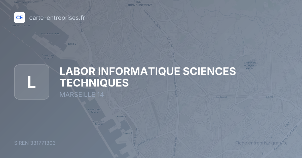 LABOR INFORMATIQUE SCIENCES TECHNIQUES — 331771303 — fiche entreprise