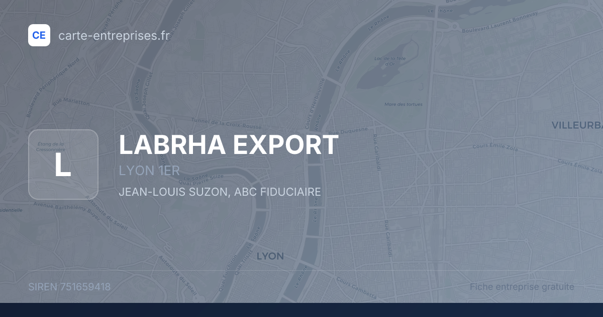 LABRHA EXPORT — 751659418 — fiche entreprise
