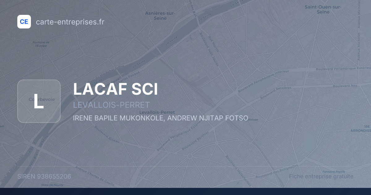 LACAF SCI — 938655206 — fiche entreprise
