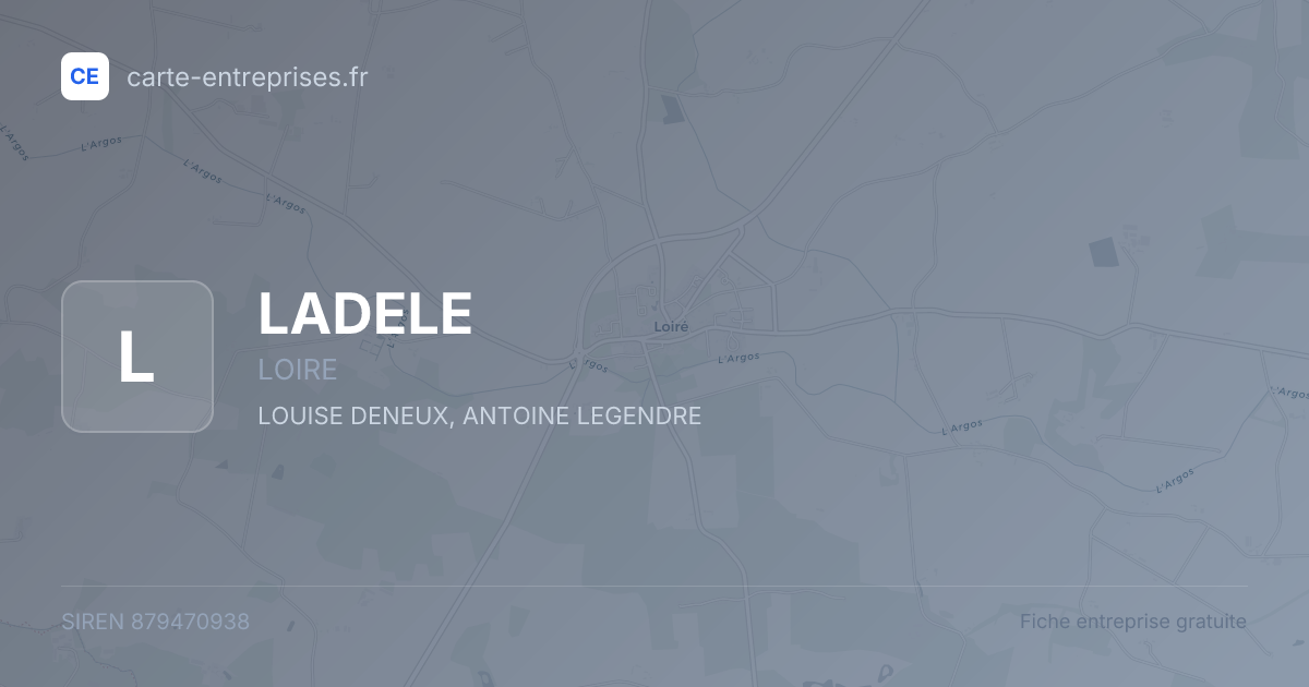 LADELE — 879470938 — fiche entreprise