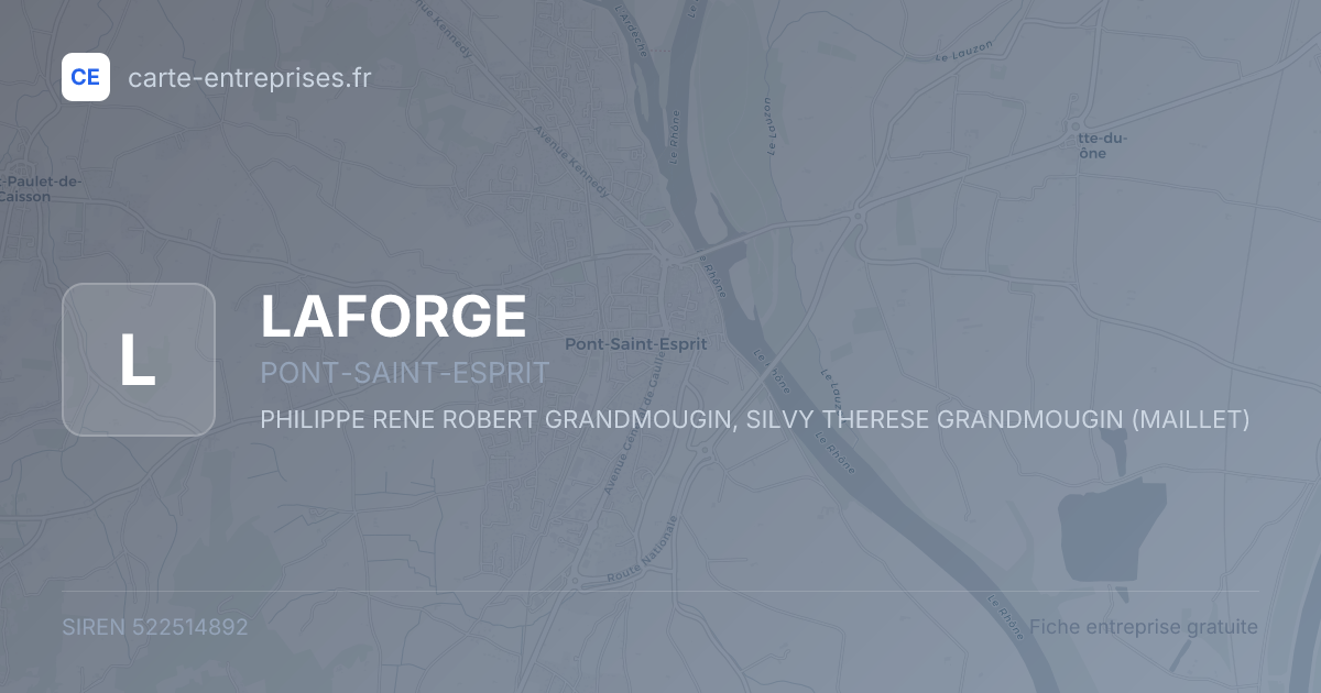LAFORGE — 522514892 — fiche entreprise