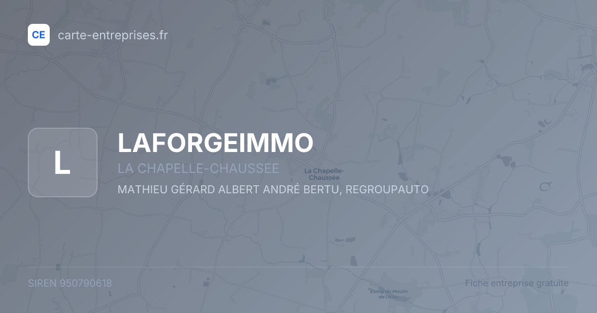 LAFORGEIMMO — 950790618 — fiche entreprise