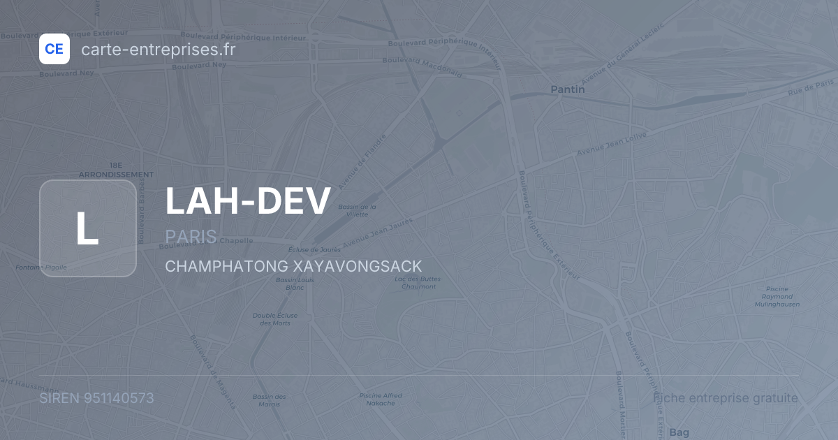 LAH-DEV — 951140573 — fiche entreprise