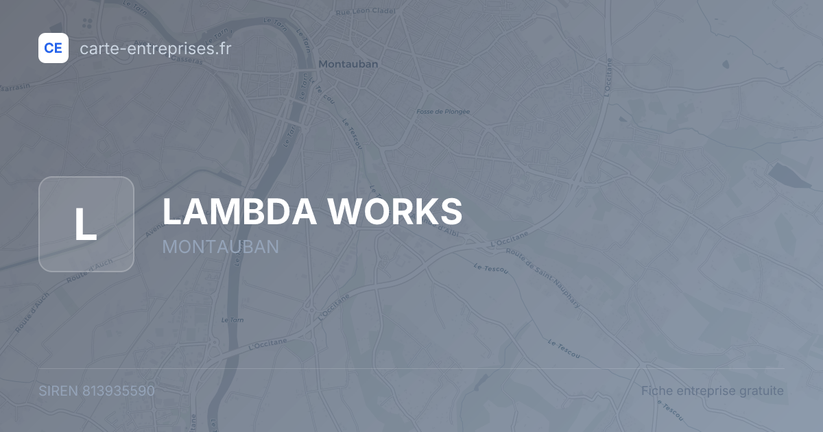 LAMBDA WORKS — 813935590 — fiche entreprise