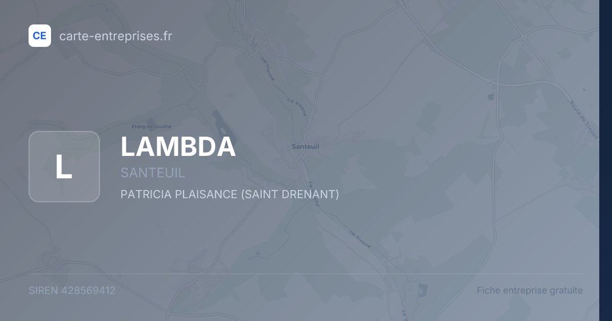 LAMBDA — 428569412 — fiche entreprise