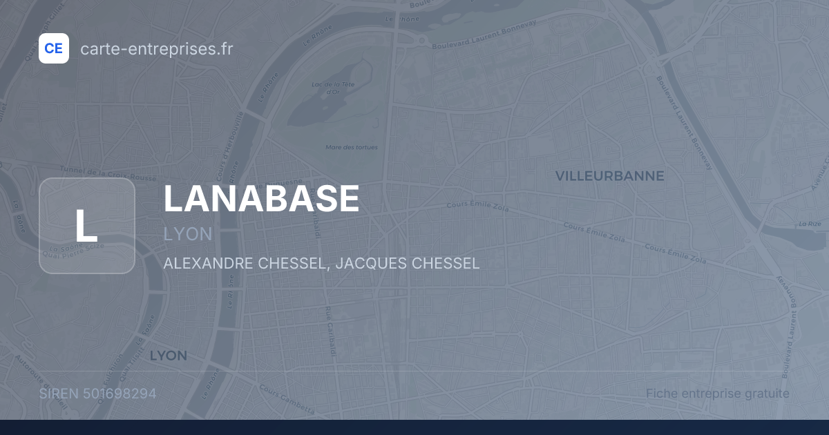 LANABASE — 501698294 — fiche entreprise