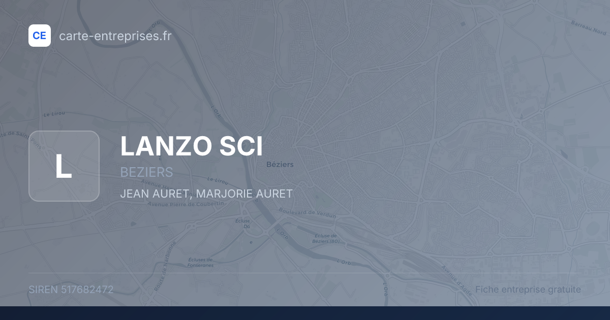 LANZO SCI — 517682472 — fiche entreprise