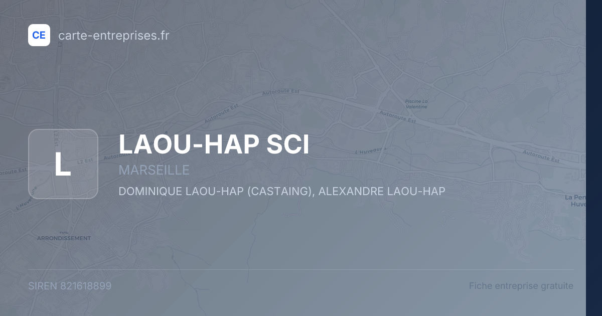 LAOU-HAP SCI — 821618899 — fiche entreprise