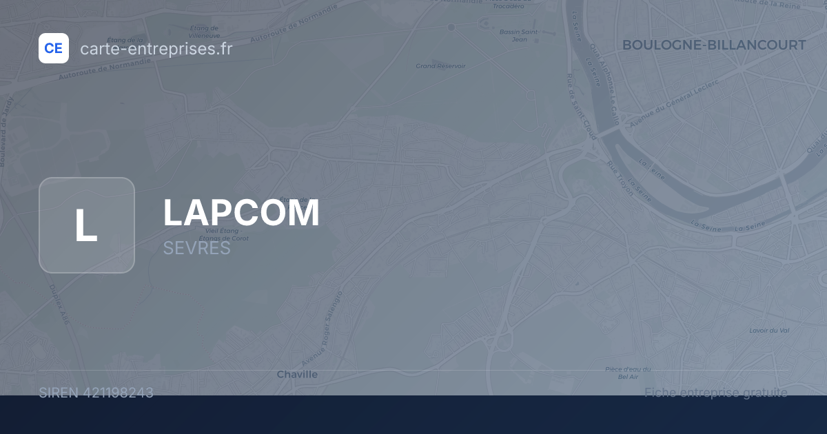 LAPCOM — 421198243 — fiche entreprise
