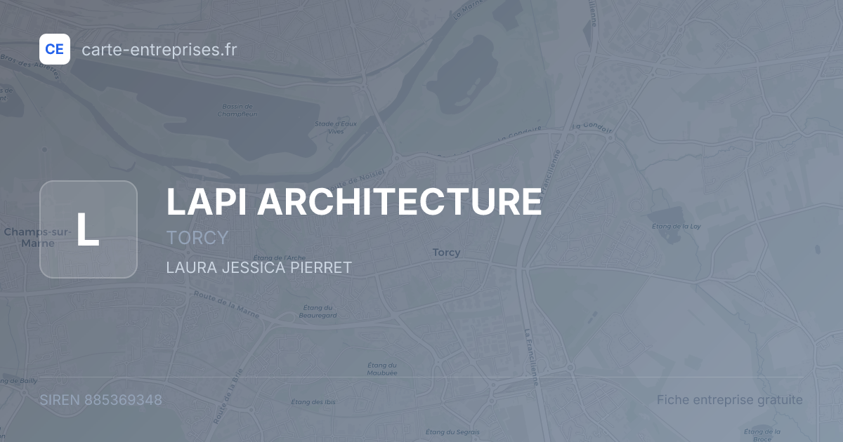 LAPI ARCHITECTURE — 885369348 — fiche entreprise