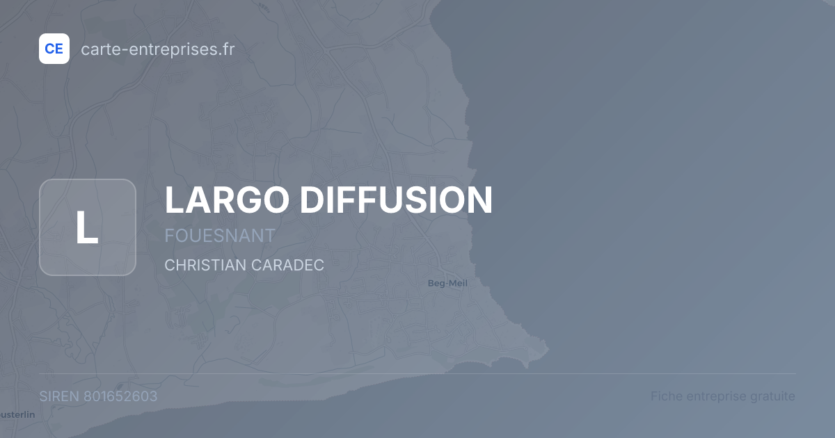 LARGO DIFFUSION — 801652603 — fiche entreprise