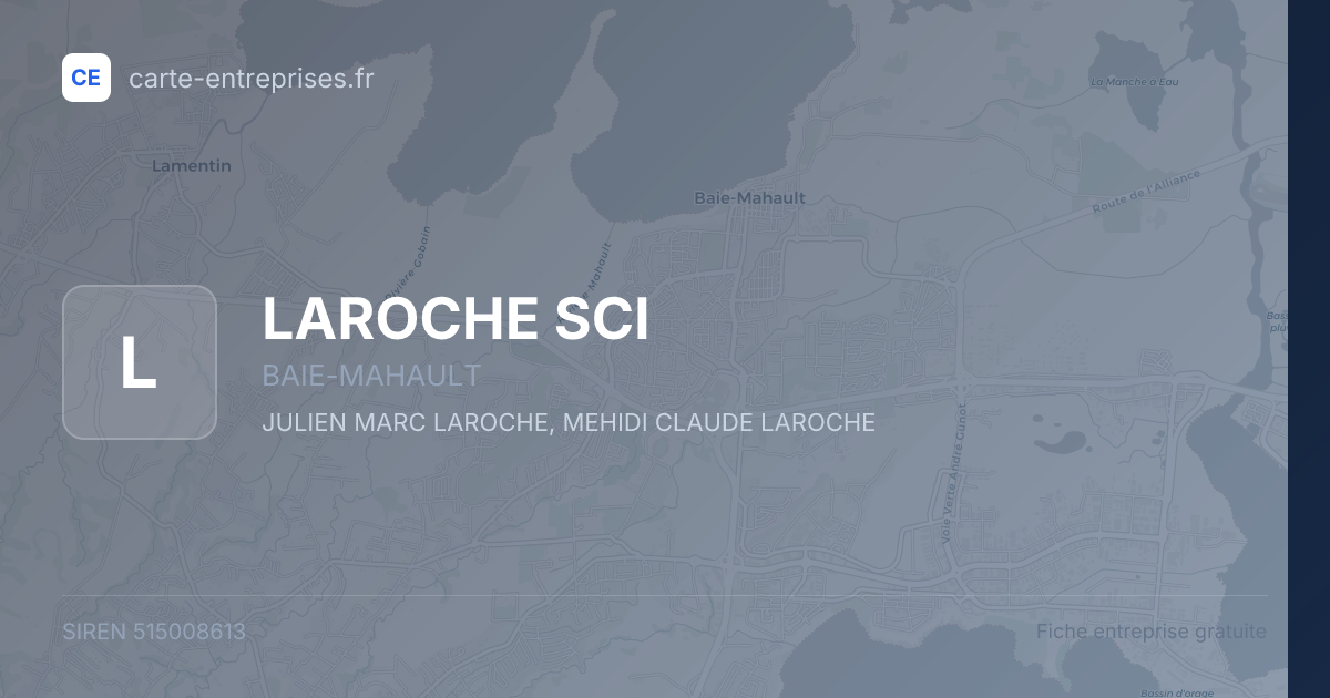 LAROCHE SCI — 515008613 — fiche entreprise