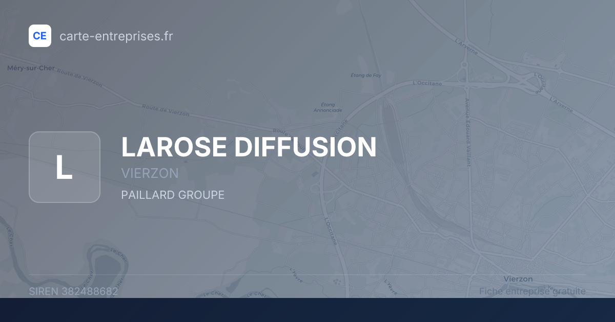LAROSE DIFFUSION — 382488682 — fiche entreprise