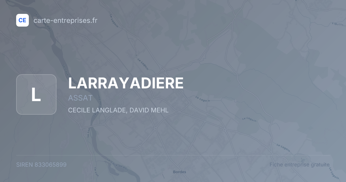 LARRAYADIERE — 833065899 — fiche entreprise
