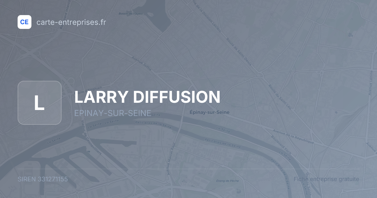 LARRY DIFFUSION — 331271155 — fiche entreprise