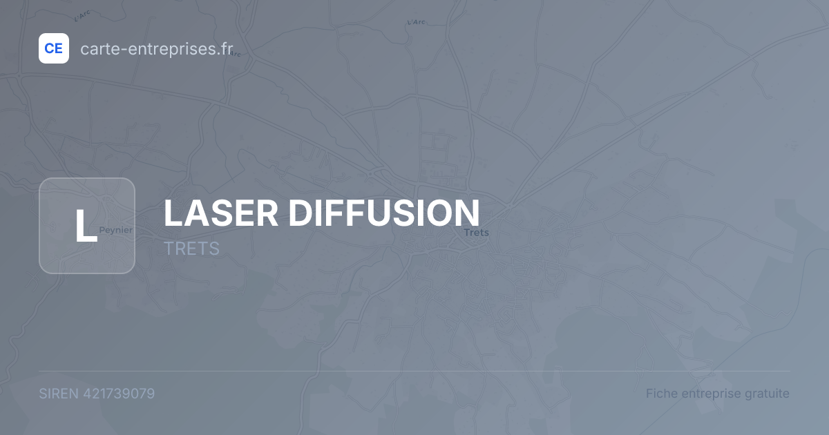 LASER DIFFUSION — 421739079 — fiche entreprise