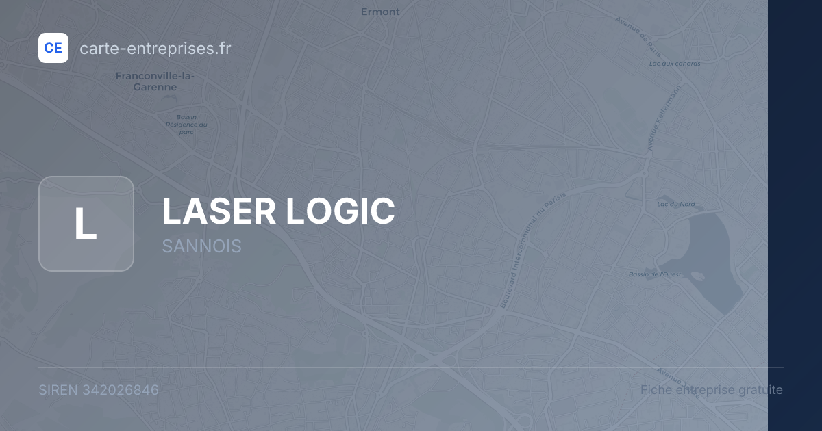LASER LOGIC — 342026846 — fiche entreprise