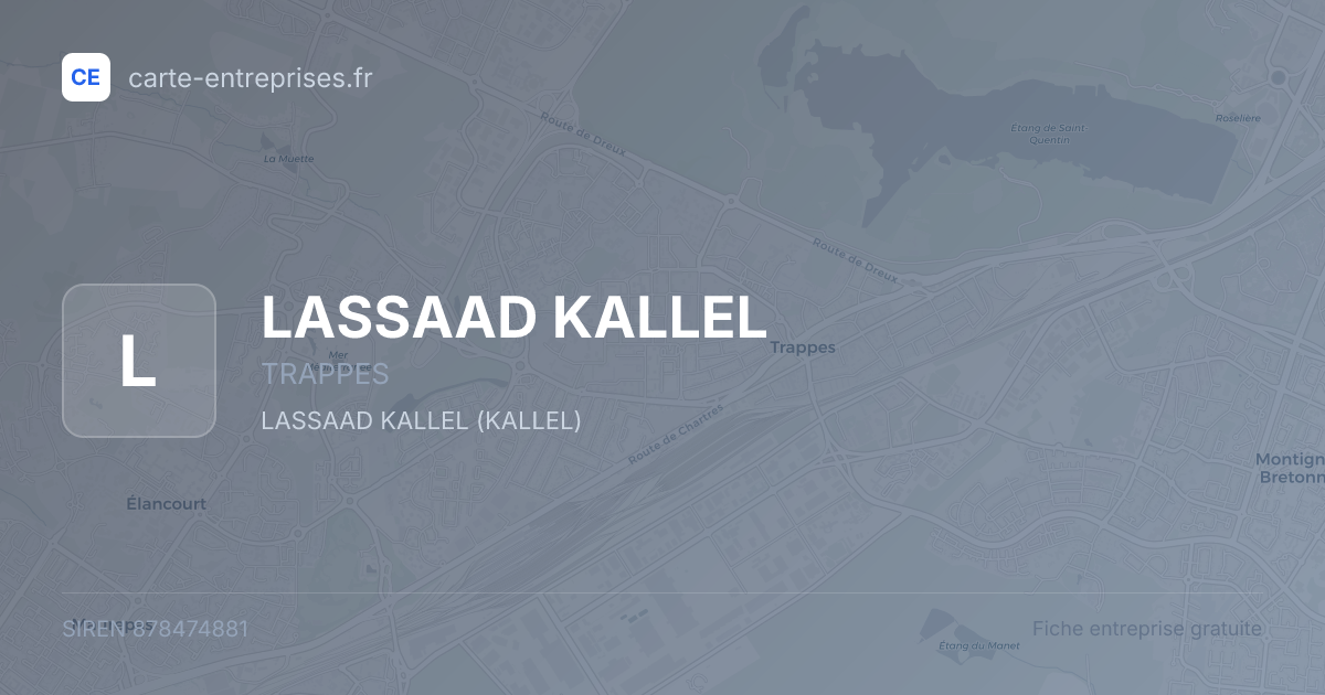 LASSAAD KALLEL — 878474881 — fiche entreprise