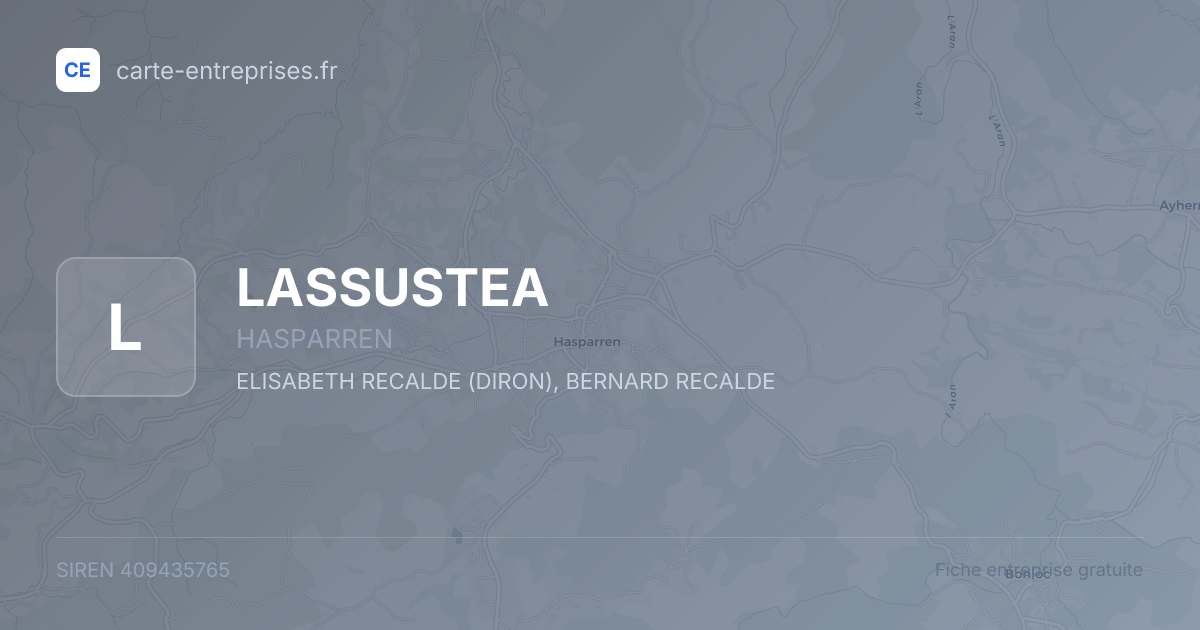 LASSUSTEA — 409435765 — fiche entreprise