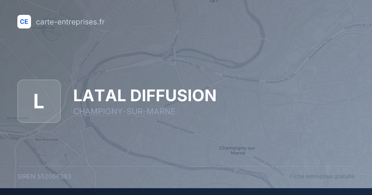 LATAL DIFFUSION — 552066383 — fiche entreprise