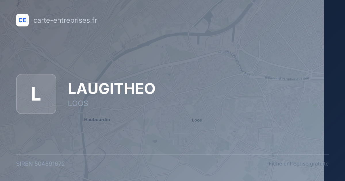 LAUGITHEO — 504891672 — fiche entreprise