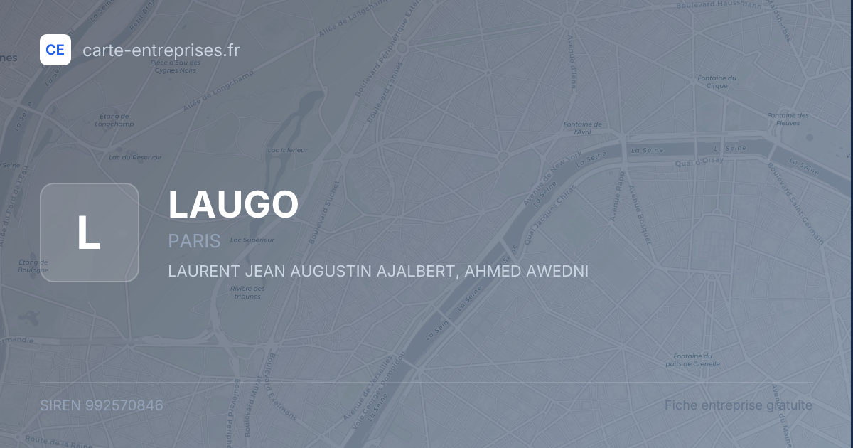 LAUGO — 992570846 — fiche entreprise
