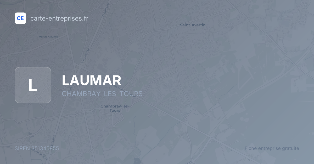 LAUMAR — 351345855 — fiche entreprise