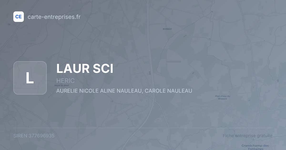 LAUR SCI — 377696935 — fiche entreprise