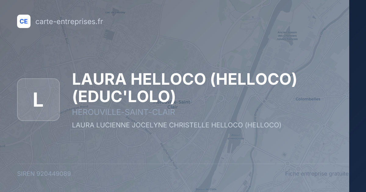 LAURA HELLOCO (HELLOCO) (EDUC'LOLO) — 920449089 — fiche entreprise