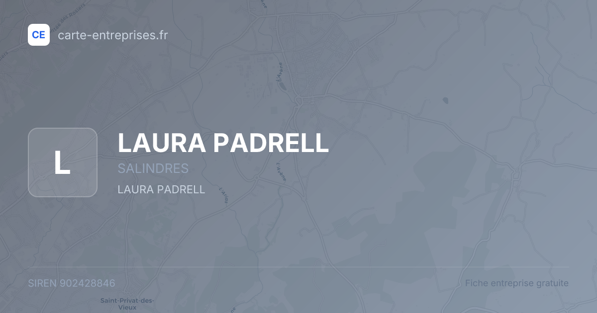 LAURA PADRELL — 902428846 — fiche entreprise