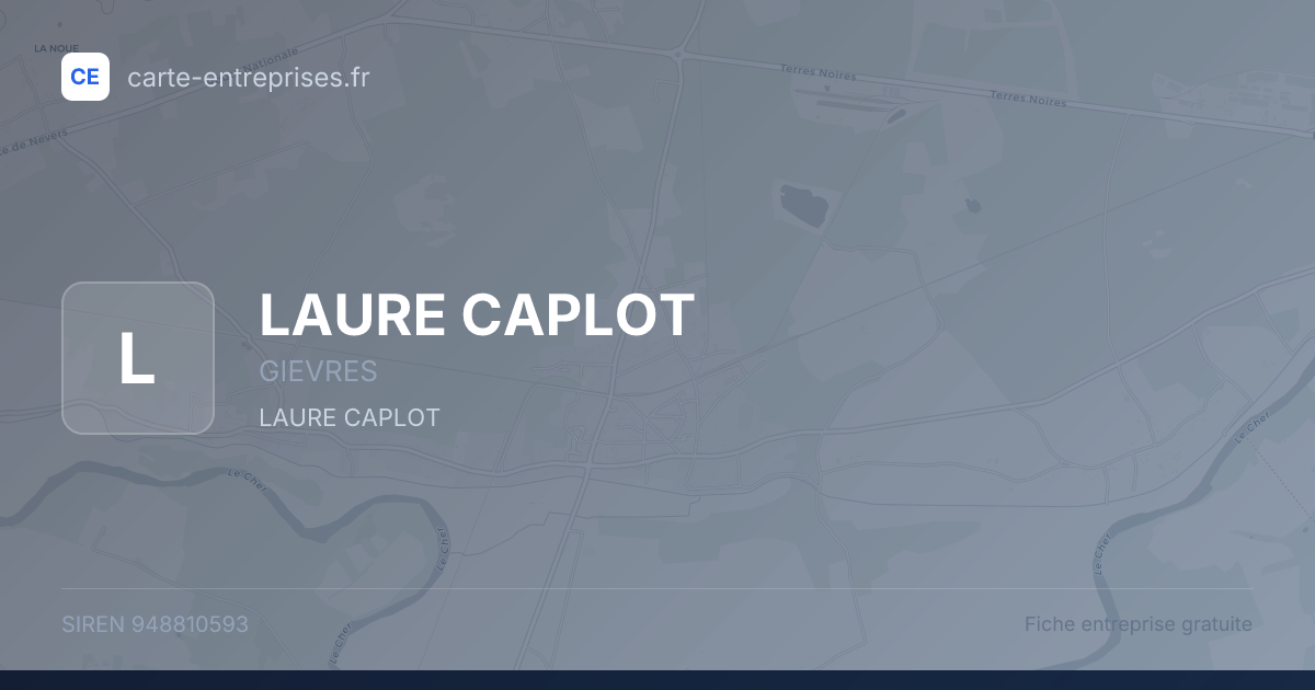 LAURE CAPLOT — 948810593 — fiche entreprise