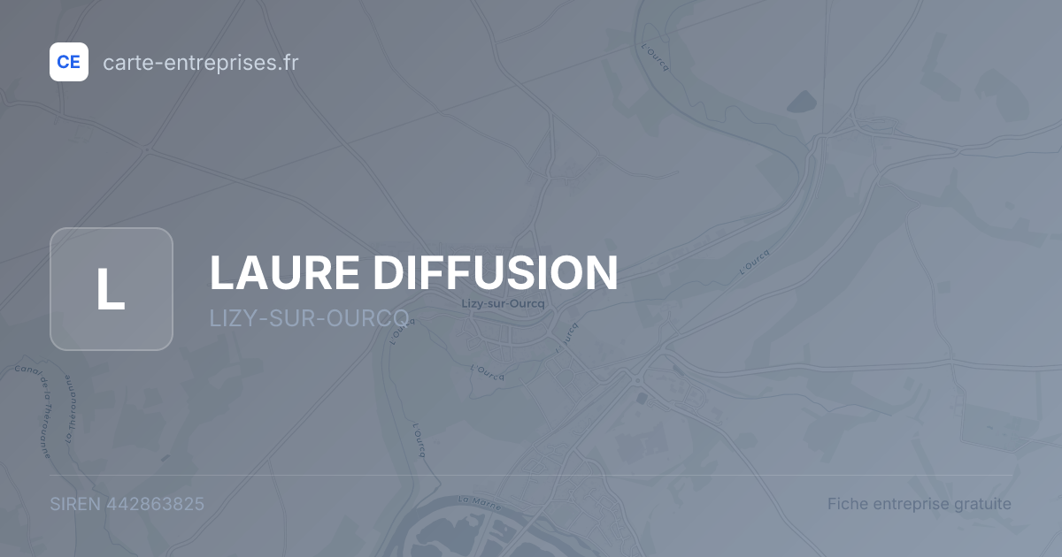 LAURE DIFFUSION — 442863825 — fiche entreprise