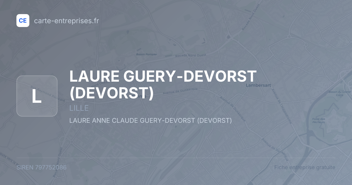 LAURE GUERY-DEVORST (DEVORST) — 797752086 — fiche entreprise
