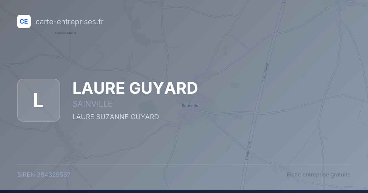 LAURE GUYARD — 384329587 — fiche entreprise