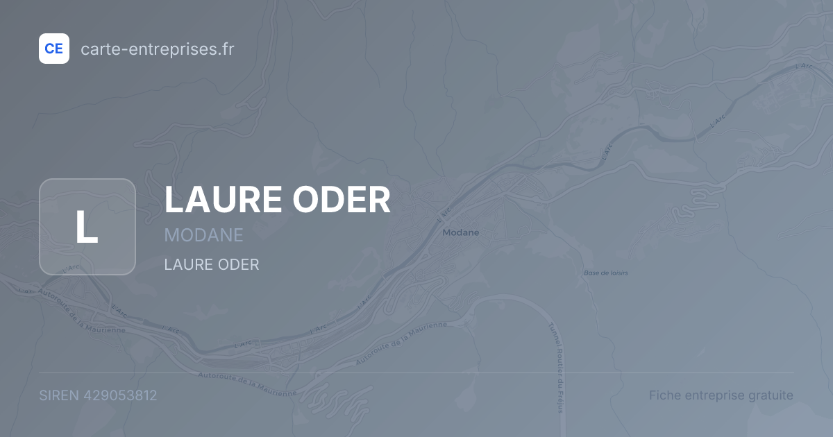 LAURE ODER — 429053812 — fiche entreprise
