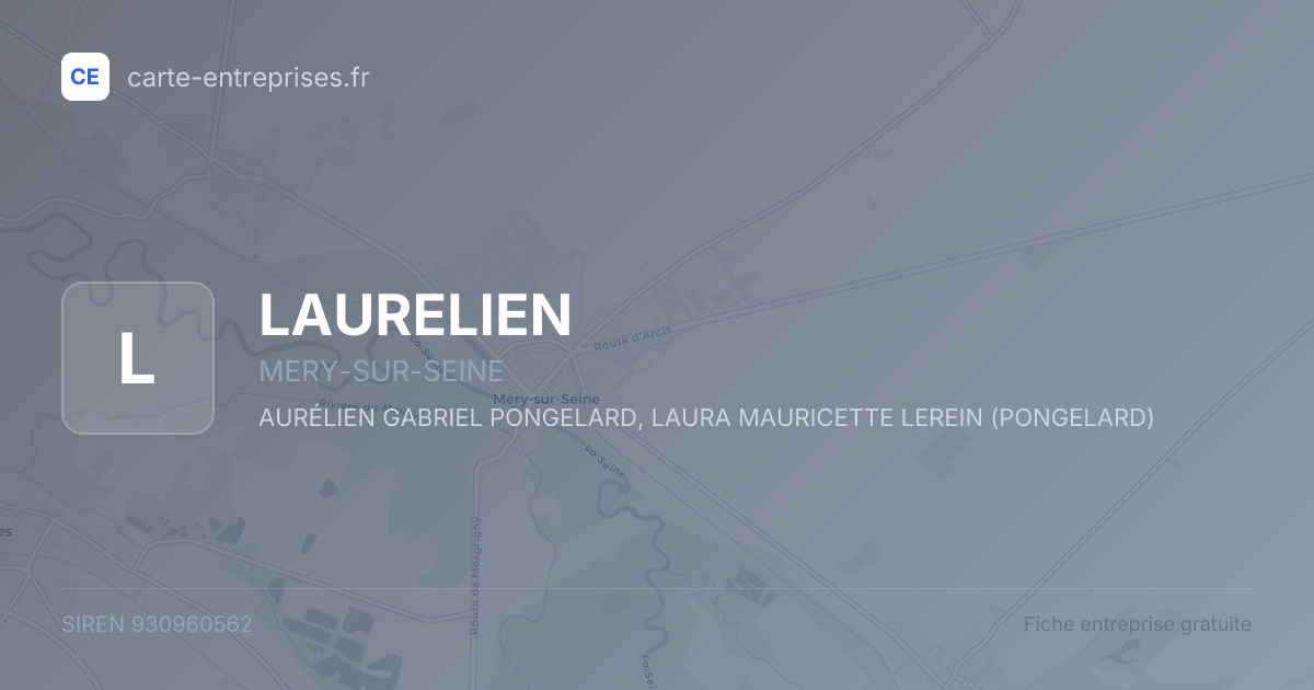 LAURELIEN — 930960562 — fiche entreprise