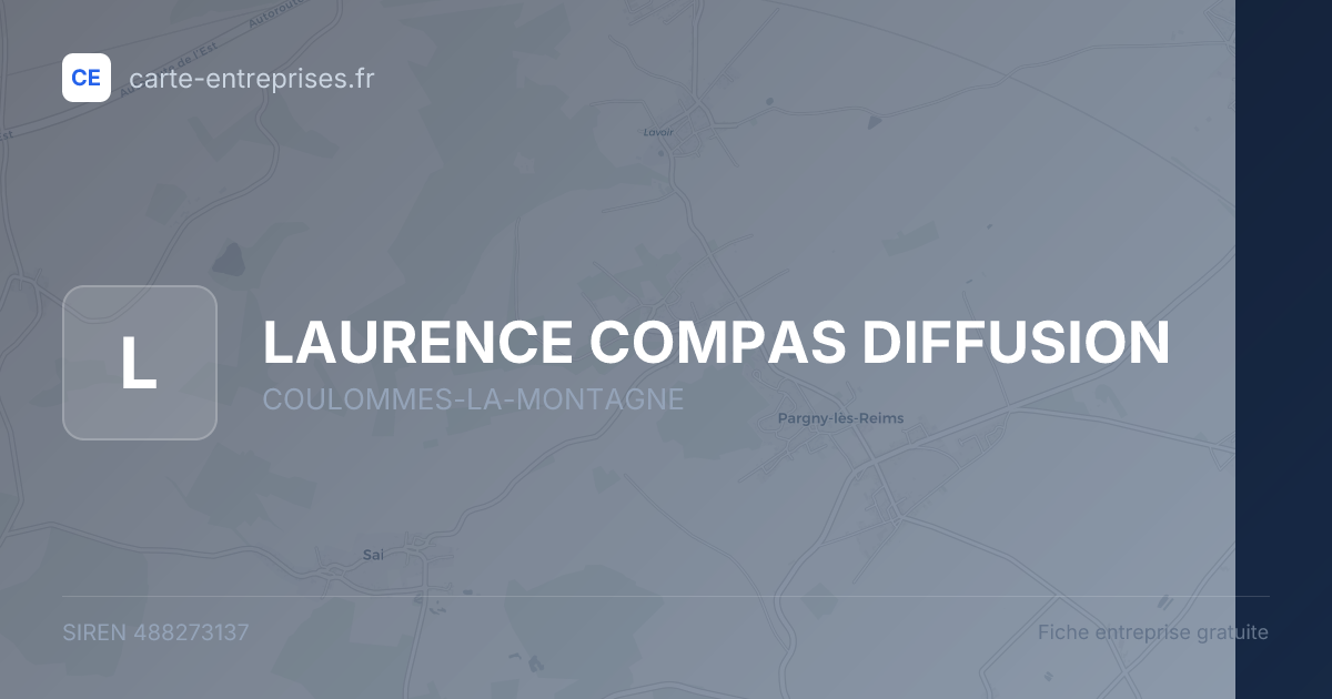 LAURENCE COMPAS DIFFUSION — 488273137 — fiche entreprise