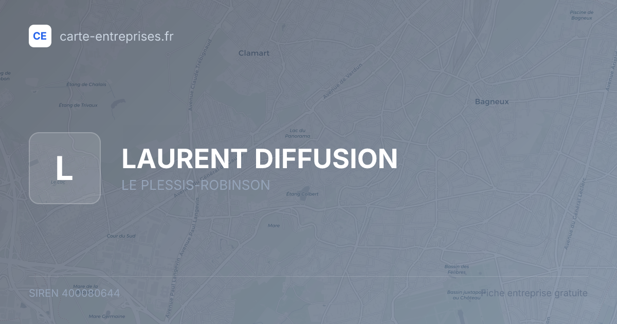 LAURENT DIFFUSION — 400080644 — fiche entreprise