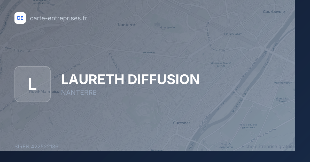 LAURETH DIFFUSION — 422522136 — fiche entreprise