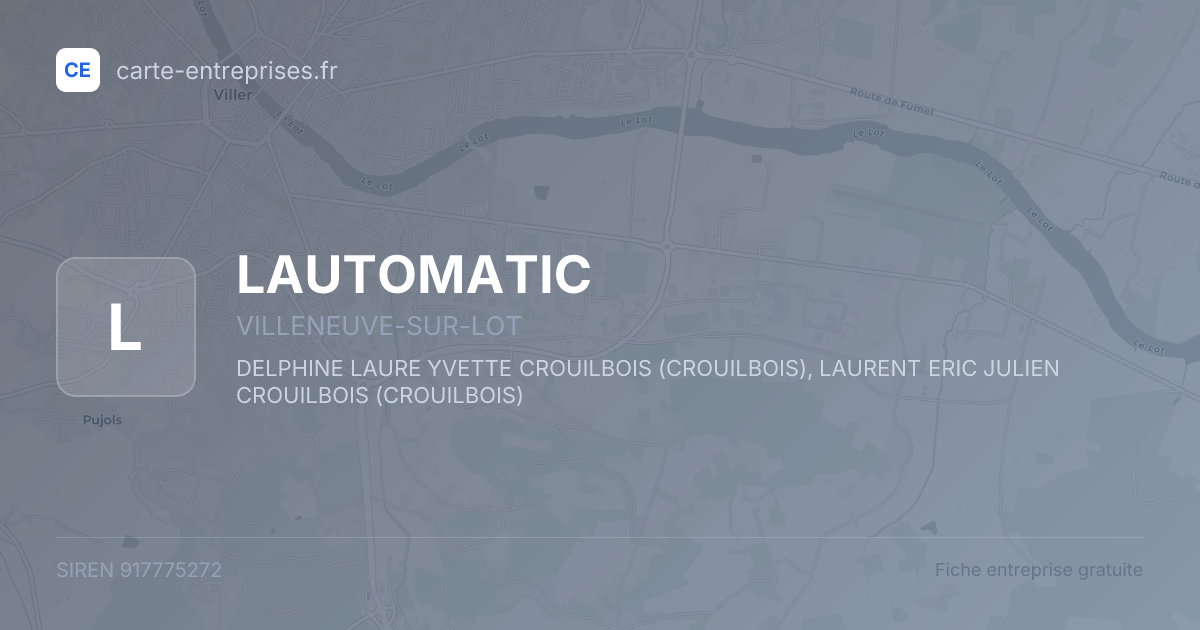 LAUTOMATIC — 917775272 — fiche entreprise