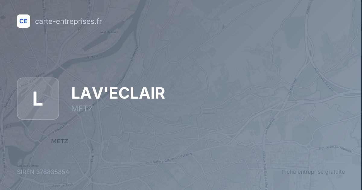 LAV'ECLAIR — 378835854 — fiche entreprise