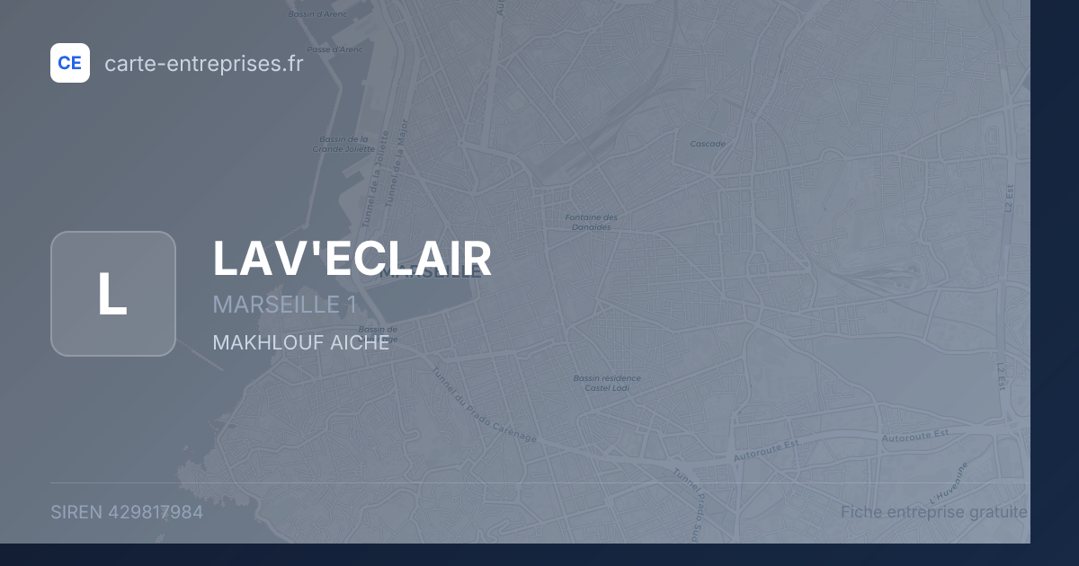 LAV'ECLAIR — 429817984 — fiche entreprise