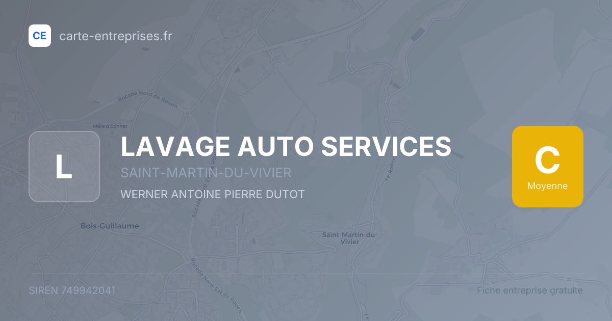 LAVAGE AUTO SERVICES — 749942041 — fiche entreprise