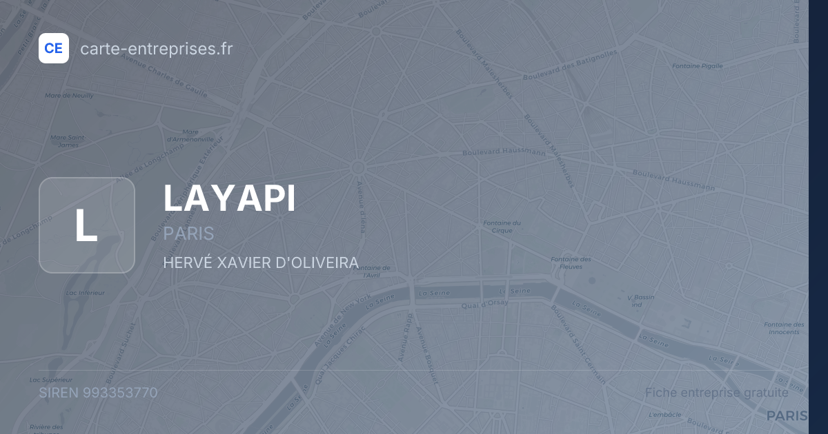 LAYAPI — 993353770 — fiche entreprise