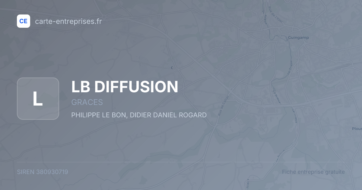 LB DIFFUSION — 380930719 — fiche entreprise