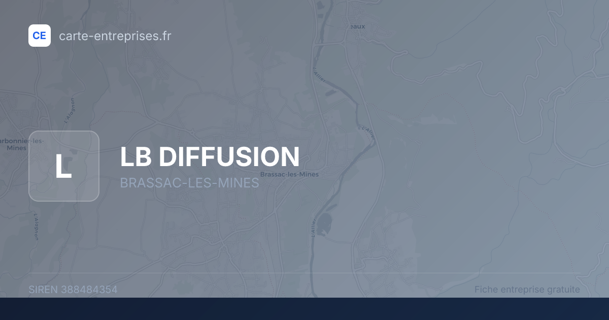 LB DIFFUSION — 388484354 — fiche entreprise