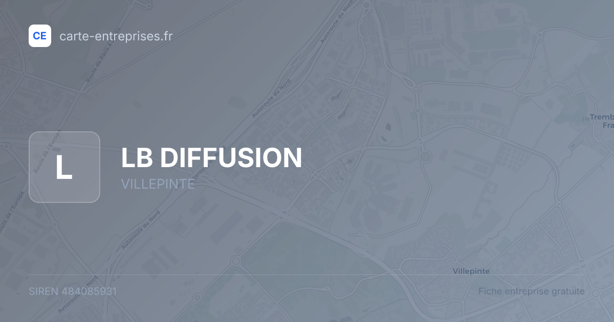 LB DIFFUSION — 484085931 — fiche entreprise