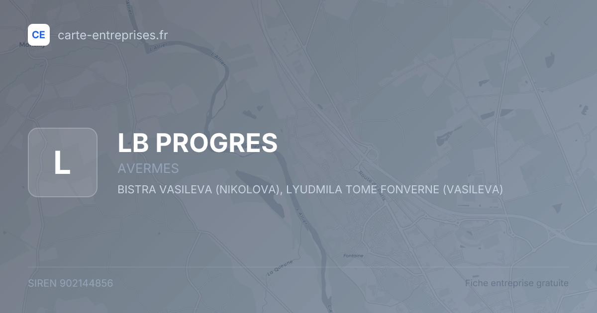 LB PROGRES — 902144856 — fiche entreprise