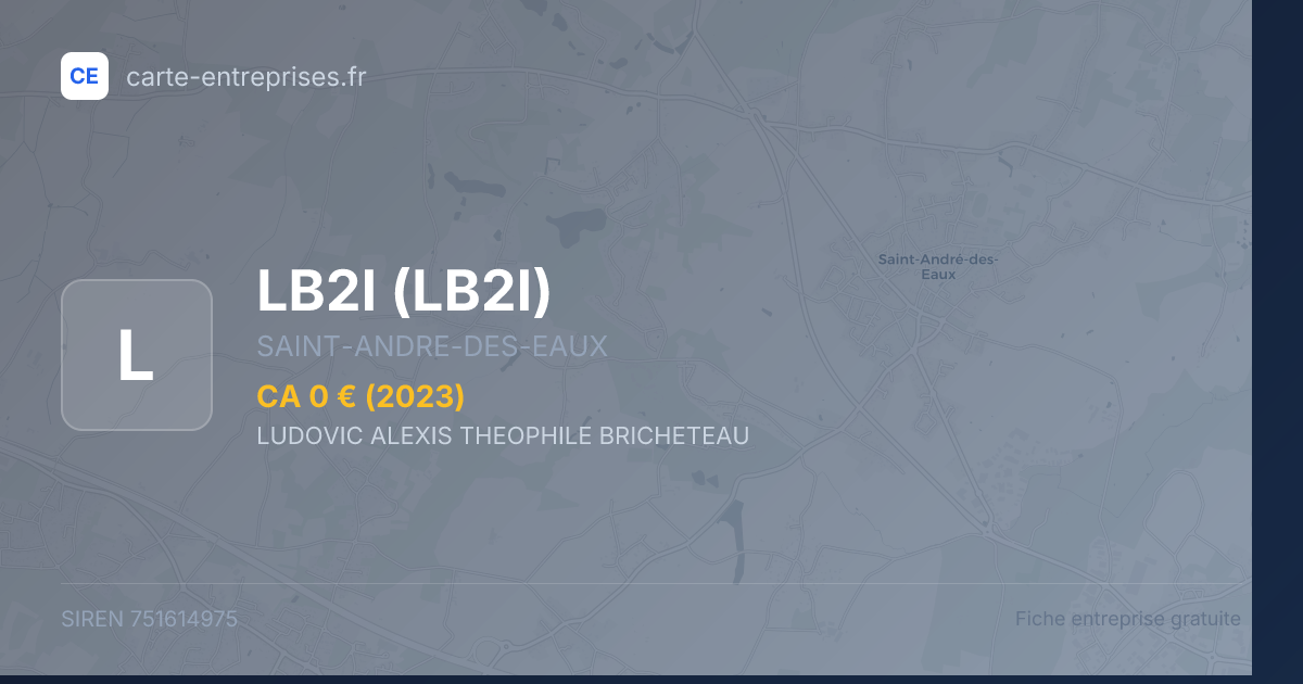 LB2I — 751614975 — fiche entreprise