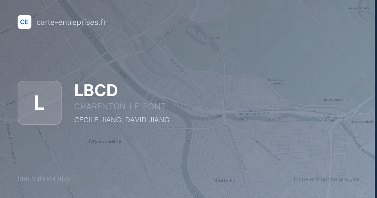 LBCD — 810647875 — fiche entreprise